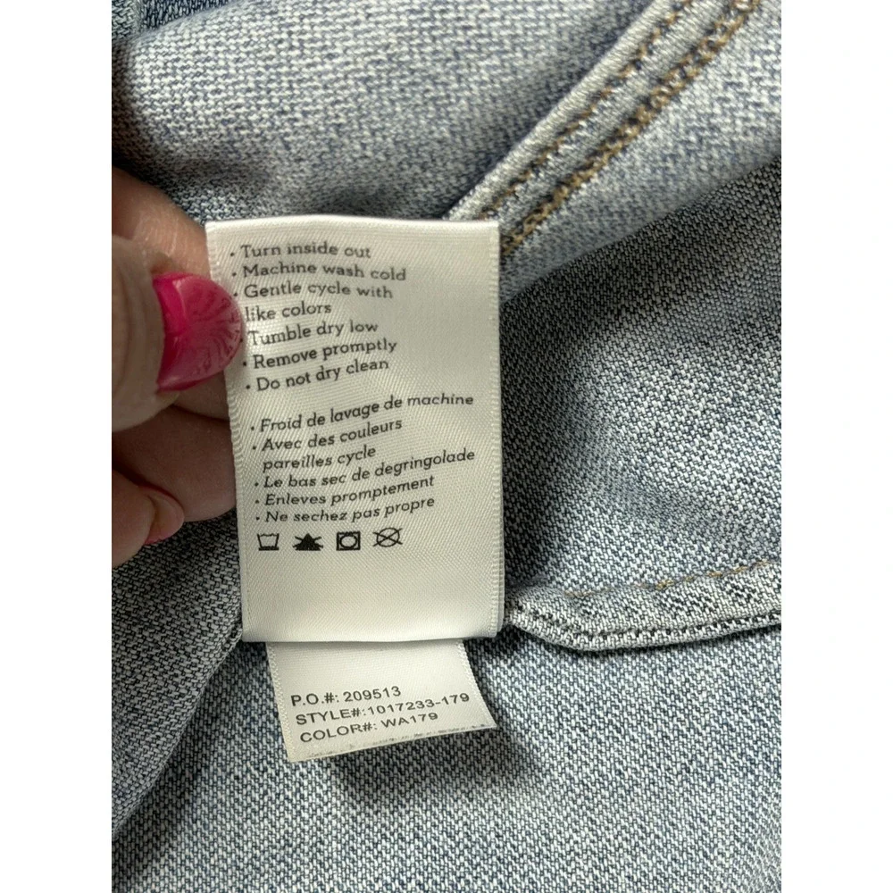 PAIGE Light Wash Denim Jacket in Faded Blue